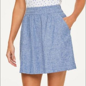 Loft Chambray Skirt
